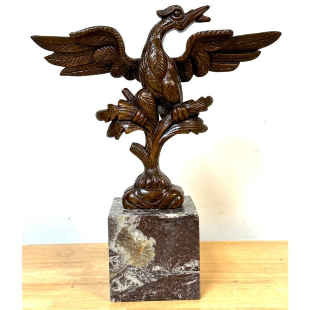 Georgian Carved Mahogany Eagle Ornament, in the Manner of Thomas Chippendale For Sale - Image 11 of 18