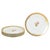 1960s Golden Basket Lunch Plates in Porcelain from Royal Copenhagen, 1965, Set of 5 For Sale - Image 5 of 5