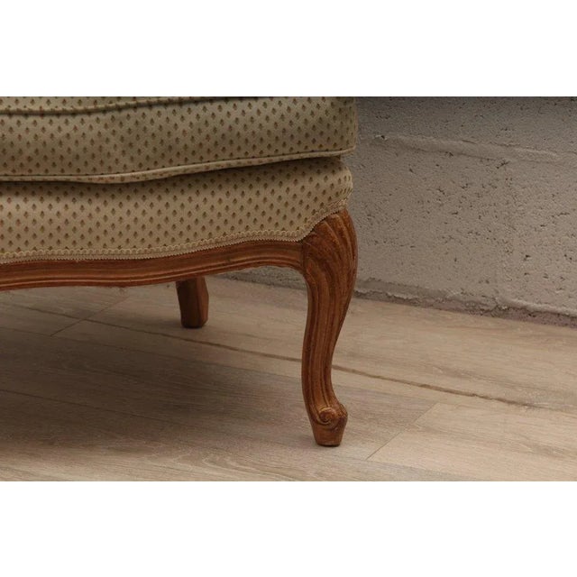 Wood 1980s Vintage French Louis XV Style Walnut Armchair For Sale - Image 7 of 7