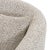 Cream boucle, angled arms and a single pillow create a laid-back look, while a hidden swivel offers ease in your office of...