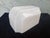 1930s Art Deco Streamline White Milk Glass Sconce Slip Shade For Sale - Image 4 of 9
