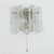 Vintage Ice Glass Wall Light by J. T. Kalmar, Vienna, Austria, 1970s For Sale - Image 13 of 13