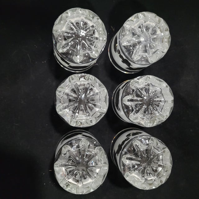 Mid-Century Modern Cerve DeValbor Cocktail Glasses & Mixing/Ice Carafe Set- 7 Pieces For Sale - Image 4 of 11