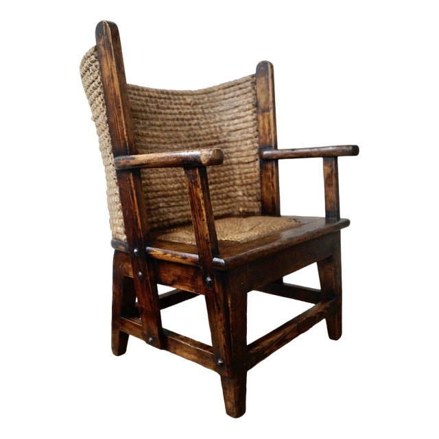 Scottish Childs Orkney Chair, 1880s For Sale