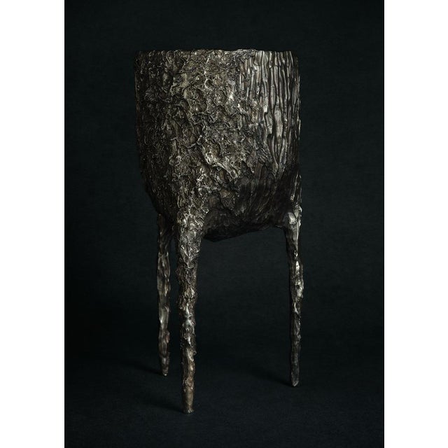 Omnia vanitas vanité 13 candelabra in patinated cast bronze by william guillon hand sculpted, dated and signed dimensions:...