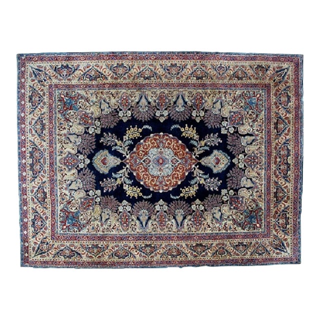 Antique Persian Tabriz , 9'6" X 12'8" For Sale