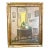 1930s Painting Scene "Parisian Interior" Signed Martin-Sauvaigo, France Oil Painting on Wood Panel For Sale