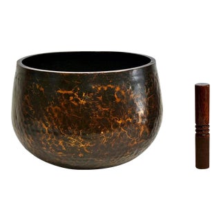 Antique Giant Japanese Singing Bowl For Sale