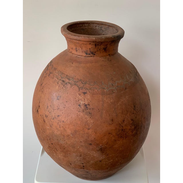 17th Century Large Red Terracotta Vessel, Vase, Planter with Low Tap For Sale - Image 18 of 18