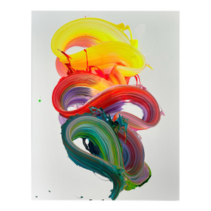 Contemporary Abstract Acrylic on Canvas "On Purpose" by Nikolaos Schizas