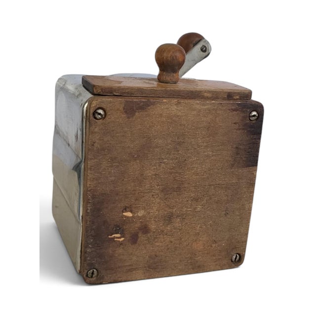 Coffee Grinder with Chrome Body from Peugeot Frères, 1940s For Sale - Image 11 of 12