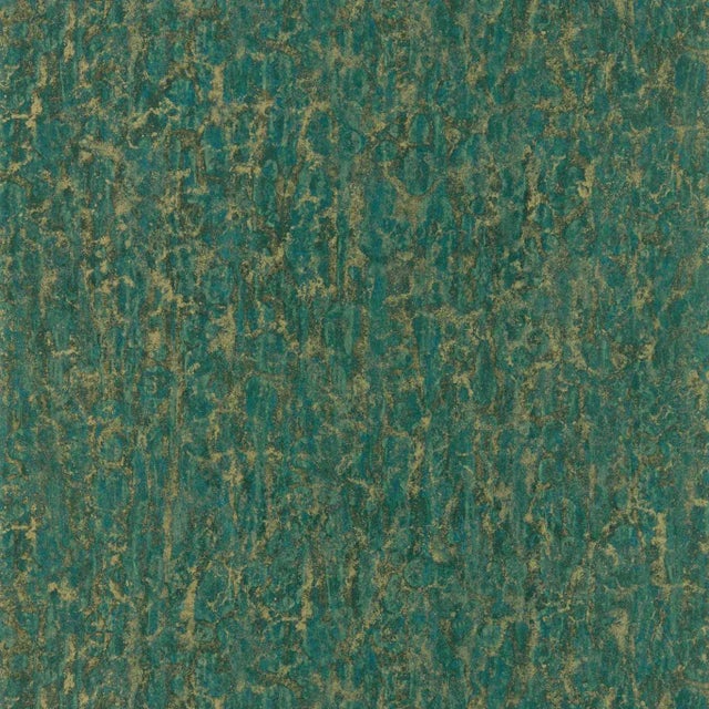 Zoffany Moresque Glaze Wallpaper in Huntsmans green - a Sample For Sale