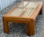 Mid Century Modern Waterfall Edge Cane and Glass Top Coffee Table For Sale In New York - Image 6 of 11