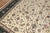 Vintage Zabihi Collection Large Ivory Green Indian Room Rug - 10'9" x 13'3" For Sale - Image 11 of 11