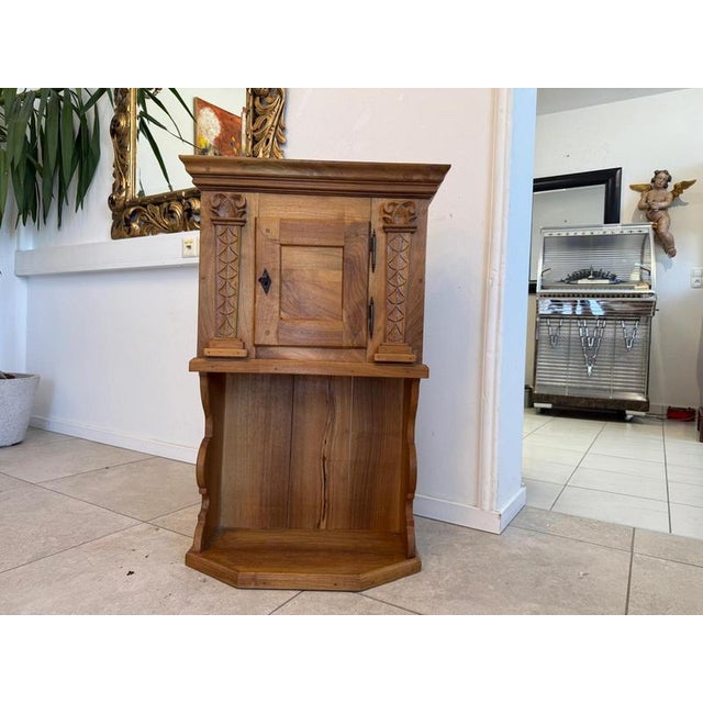 Oak Liquor Cabinet, 1950s For Sale - Image 3 of 9