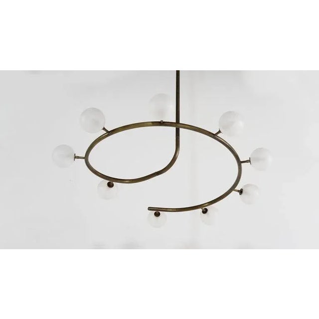 Modern Fibonacci Chandelier For Sale - Image 3 of 11