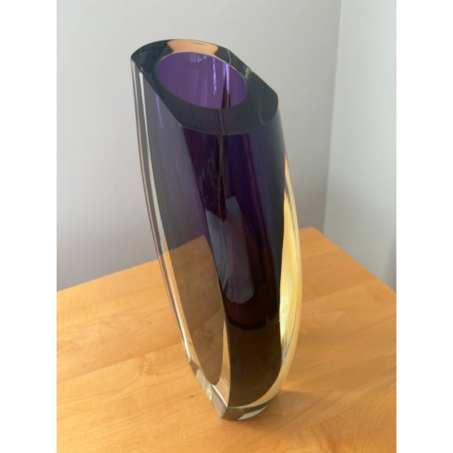 Purple Correia Art Glass Vase. Limited Edition 9199.75/500 For Sale In Boston - Image 6 of 10