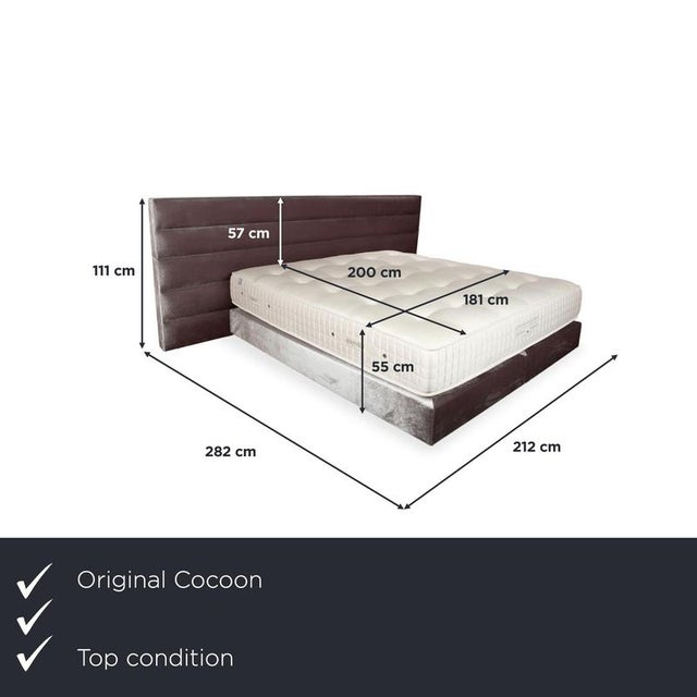 with the La Donna box spring bed from Cocoon, you'll get a bed that transforms your bedroom into an elegant hotel suite....