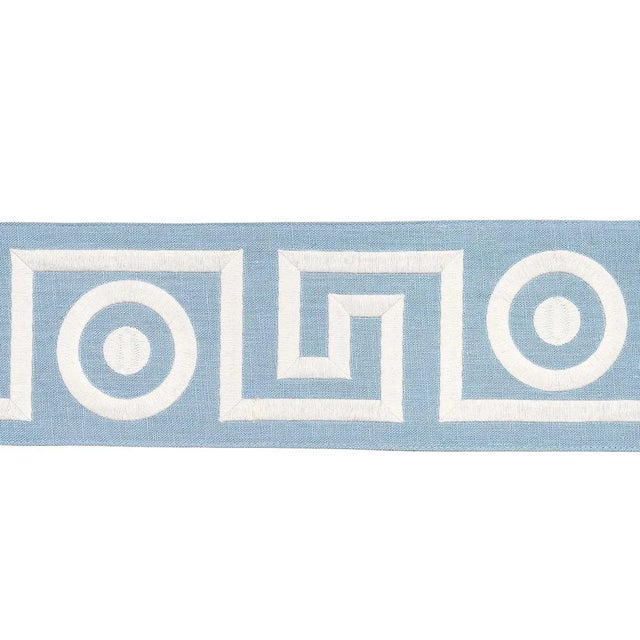 Not Yet Made - Made To Order Sample - Schumacher X Mary McDonald Plato Tape Trim in Sky For Sale - Image 5 of 5