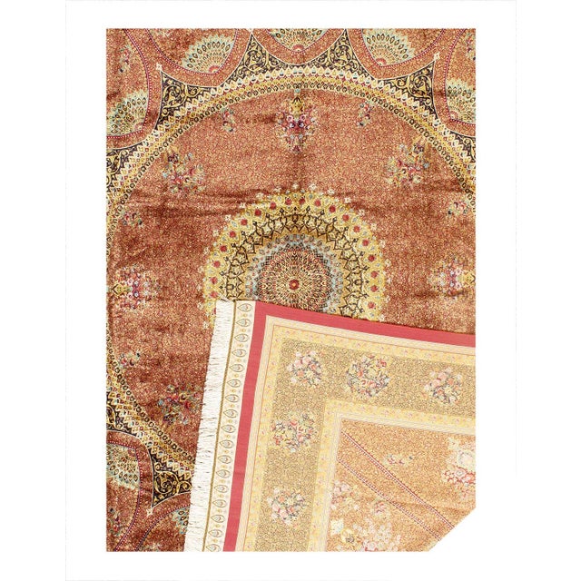 Pasargad DC Exquisite Design Paris Palace Fine Power Loom V.Silk Rug For Sale - Image 4 of 4
