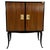 Italian Art Deco Walnut and Gold Leaf Bar Cabinet by Osvaldo Borsani, 1950s For Sale - Image 12 of 12