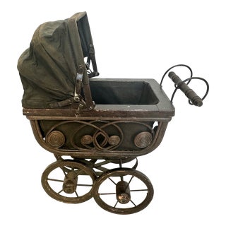Vintage Victorian Doll Carriage For Sale