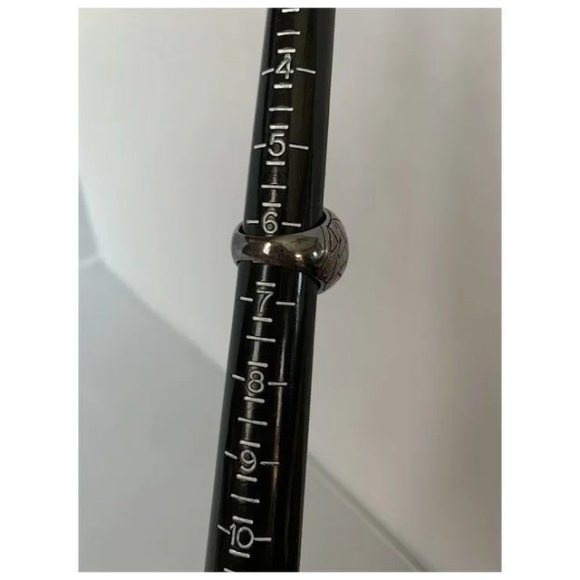 Blue Sterling Blue Topaz Ring, Size 6.5 For Sale - Image 8 of 11