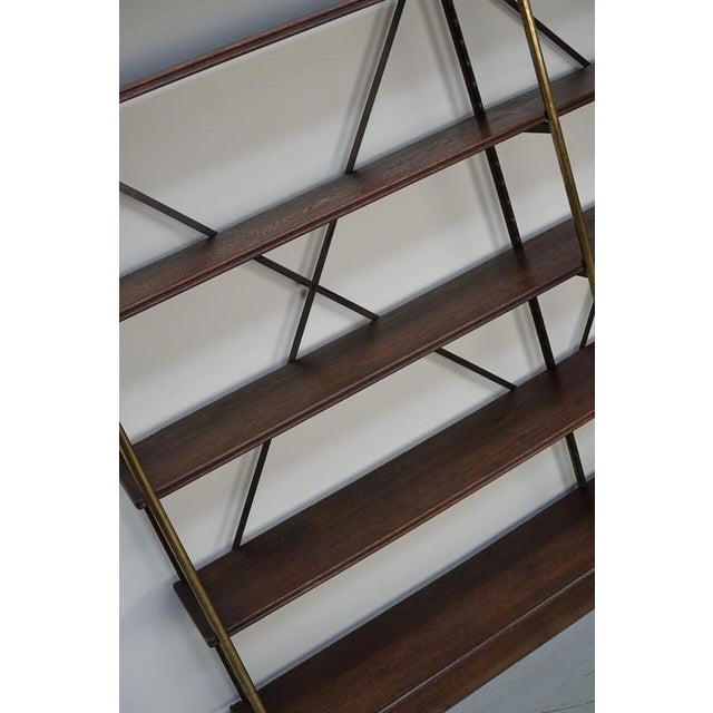 Large Oak and Iron Shelving Unit / Store Display by Theodore Scherf, France 1890s For Sale - Image 11 of 18