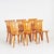 1950s Vintage Pine Chairs attributed to Göran Malmwall for Karl Andersson & Sons, Sweden, 1950s, Set of 6 For Sale - Image 5 of 5