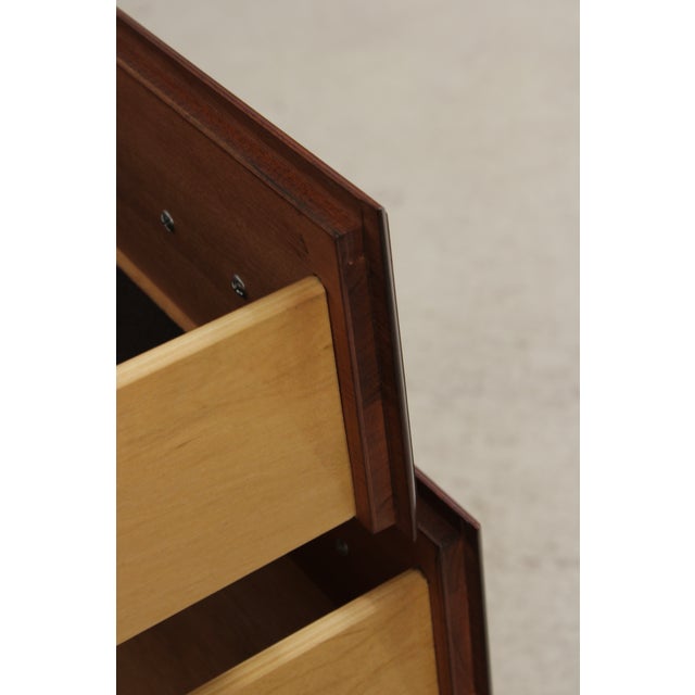 Wood American Drew Mahogany Inlaid Buffet Server For Sale - Image 7 of 18