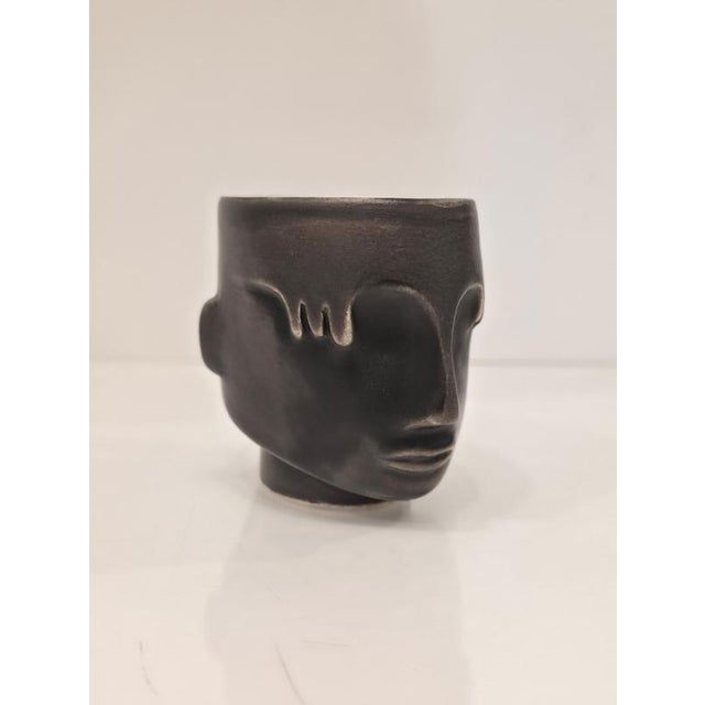 Ceramic Warrior 2 Sculptural Ristretto Cup by Tamara Barnoff For Sale - Image 7 of 8