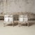 Bring effortless French charm to your home with this 19th century French oak bedside table set, a beautifully matched pair...