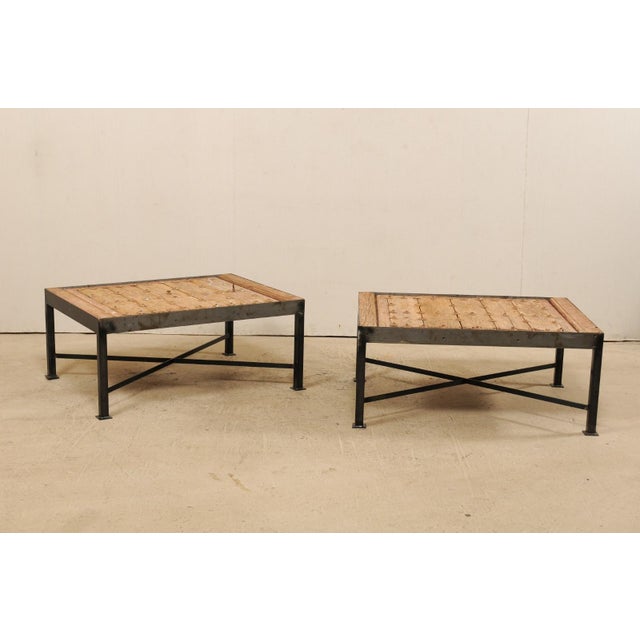 A Coffee Table W/18th C. Spanish Wood Top For Sale In Atlanta - Image 6 of 10