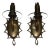 1935 Authentic Jules Leleu French Art Deco Dore Bronze Sconces - a Pair For Sale