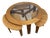 Mid-Century Round Teak Coffee Table with 3 Nesting Side Tables from G-Plan, 1960s, Set of 4 For Sale