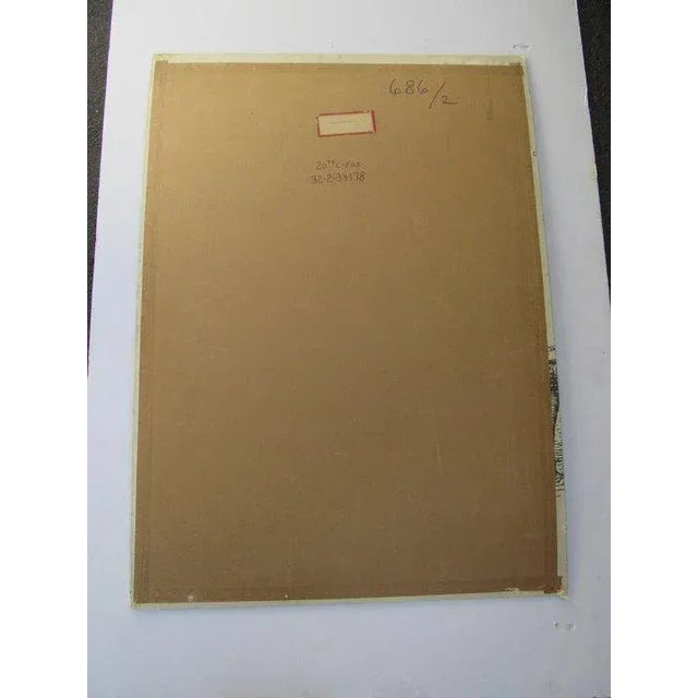 Paint Mid 19th Century Portrait of Captain Chas. Emerson Oil Painting For Sale - Image 7 of 9