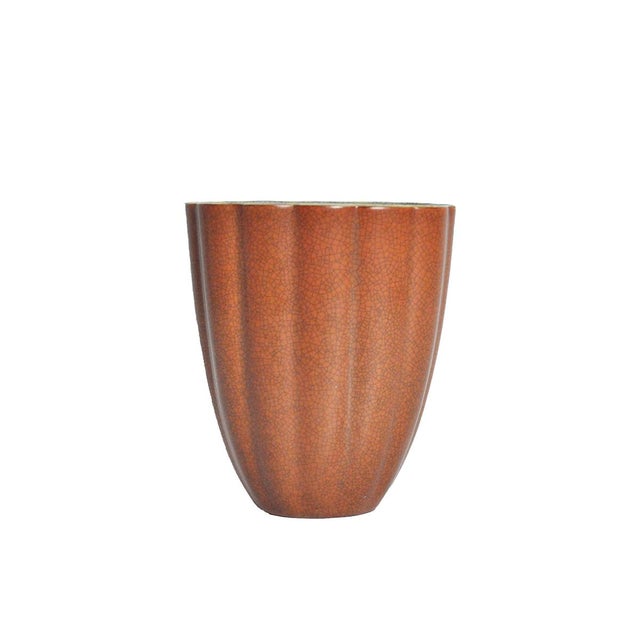 Crackle Glazed Porcelain Vase, Denmark, 1930s For Sale - Image 14 of 14