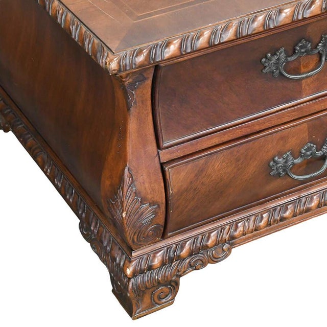 Brown Broyhill Solid Wood Coffee Table For Sale - Image 8 of 9