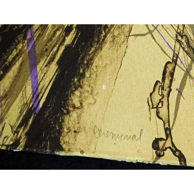 Larry Fodor "Ceremonial" Hand Signed & Numbered Limited Edition Lithograph For Sale - Image 4 of 7
