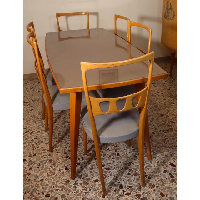 Mid-Century Modern Maple and Sycamore Table by Vittorio Dassi, 1950s For Sale - Image 6 of 12