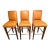 Counter Bar Stools in Tan Faux Leatherette For Sale