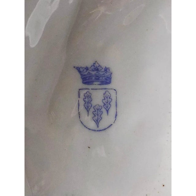 Mid 20th Century Von Schierholz Germany Boy & Girl With Lamb Porcelain Figurine 275 For Sale - Image 9 of 10