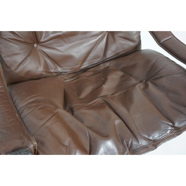 Siesta Lounge Chair in Leather by Ingmar Relling for Westnofa, 1960 For Sale - Image 16 of 17