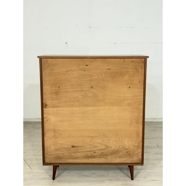 Mid-Century Modern Linen Cabinet in Birch For Sale - Image 10 of 11