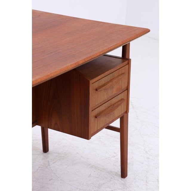 Vintage Teak Desk by Gunner Nielsen for Tibergaard, 1960s For Sale - Image 15 of 18