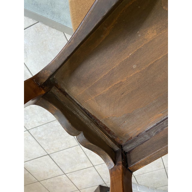 Louis XV Style Console Table in Cherrywood, 1950s For Sale - Image 9 of 18