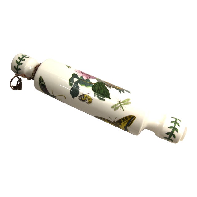 1990s Portmeirion Botanic Garden Rolling Pin For Sale