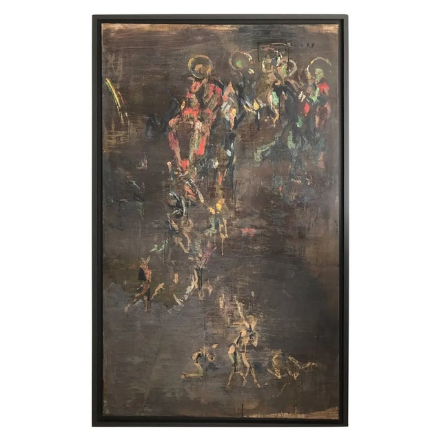 Walter Vilain, The Last Judgement, 1996-1997, Oil on Canvas For Sale