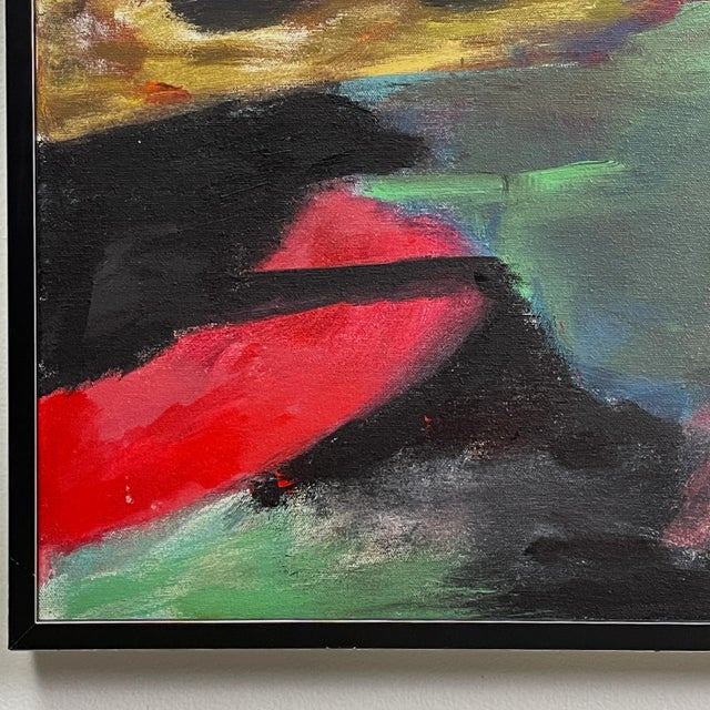 1970 Raymonde Desabres (French, 1925-2020) - Abstract Figurative “The Champ” by Raymonde Desabres (French, 1925-2020) Signed/Framed For Sale - Image 4 of 8