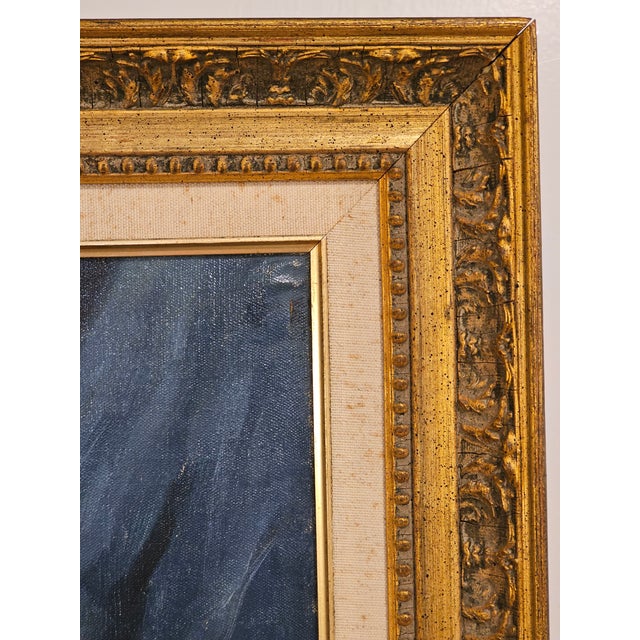 Antique Oil on Canvas Roses Still Life- Signed Pentelei-Molnar For Sale - Image 9 of 12